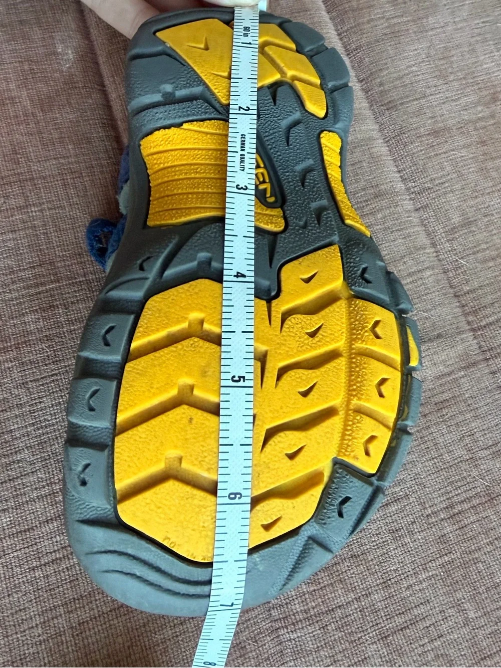 KEEN Newport H2 Toddler Sandals Blue Gray Yellow Size 9 US Waterproof Hiking
